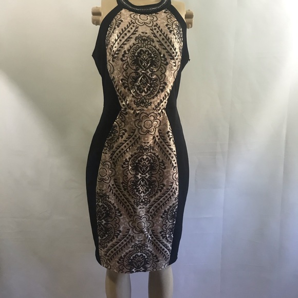NWT JAX Fitted chic sexy body con midi dress - Picture 7 of 16